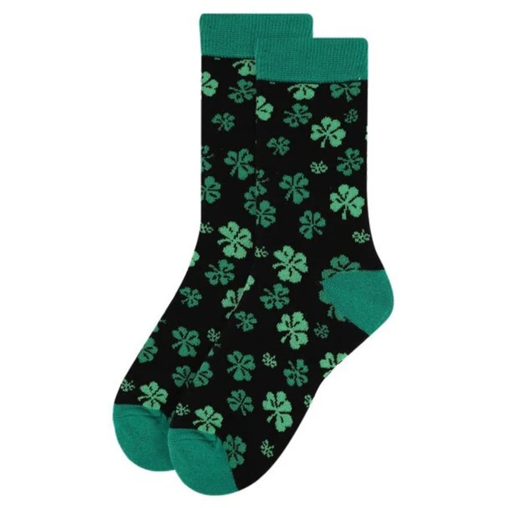 Women's Clover Pattern Socks~Clover Socks~St. Patrick's Socks~St. Patty's Socks